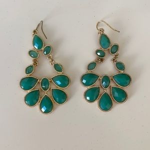 Turquoise chandelier earrings